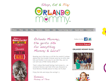 Tablet Screenshot of orlandomommy.com